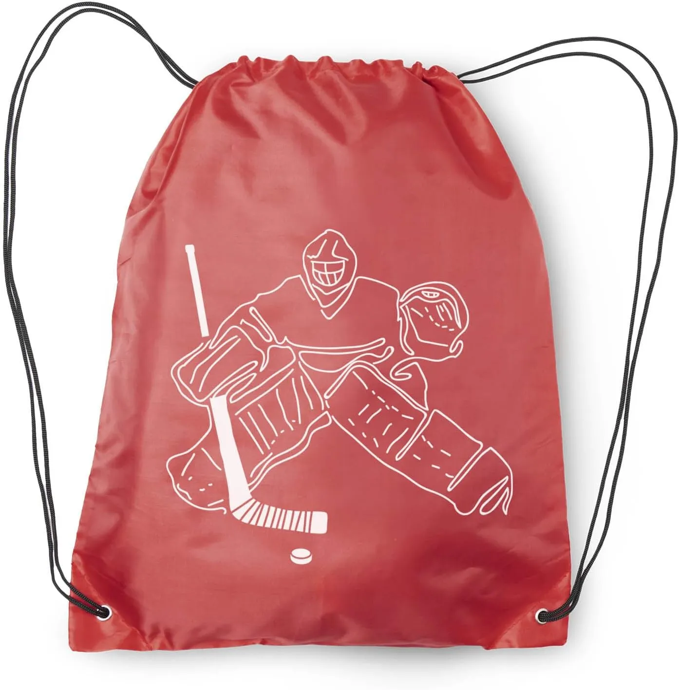 ChalkTalkSPORTS Hockey Sport Pack Cinch Sack | Hockey Goalie Sketch