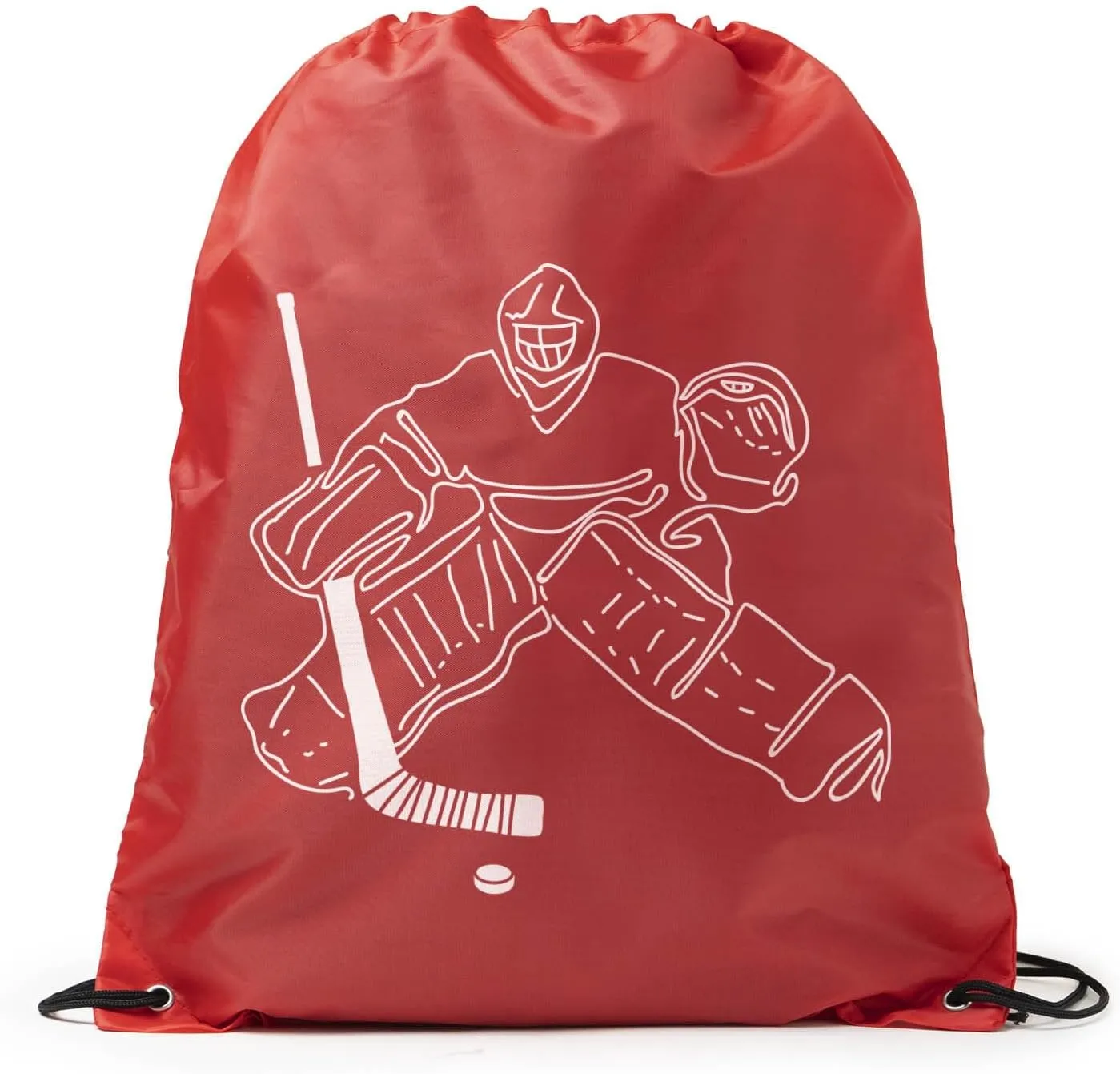 ChalkTalkSPORTS Hockey Sport Pack Cinch Sack | Hockey Goalie Sketch