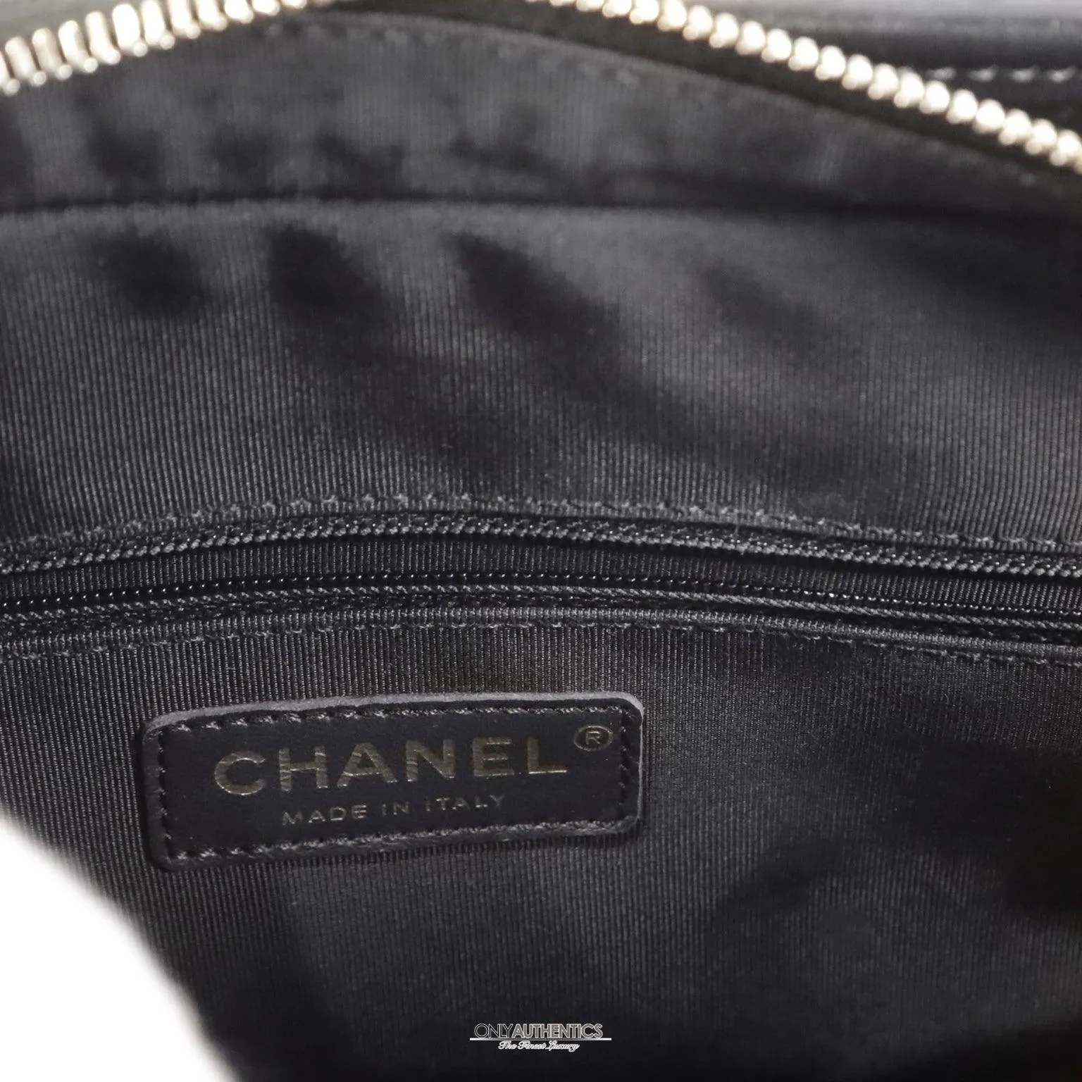 Chanel Navy Shearling Fur and Leather Gabrielle Bag
