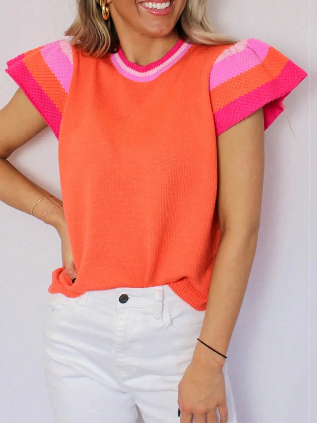 CILKOO Top Deportivo con Lunares y Abertura para Mujer