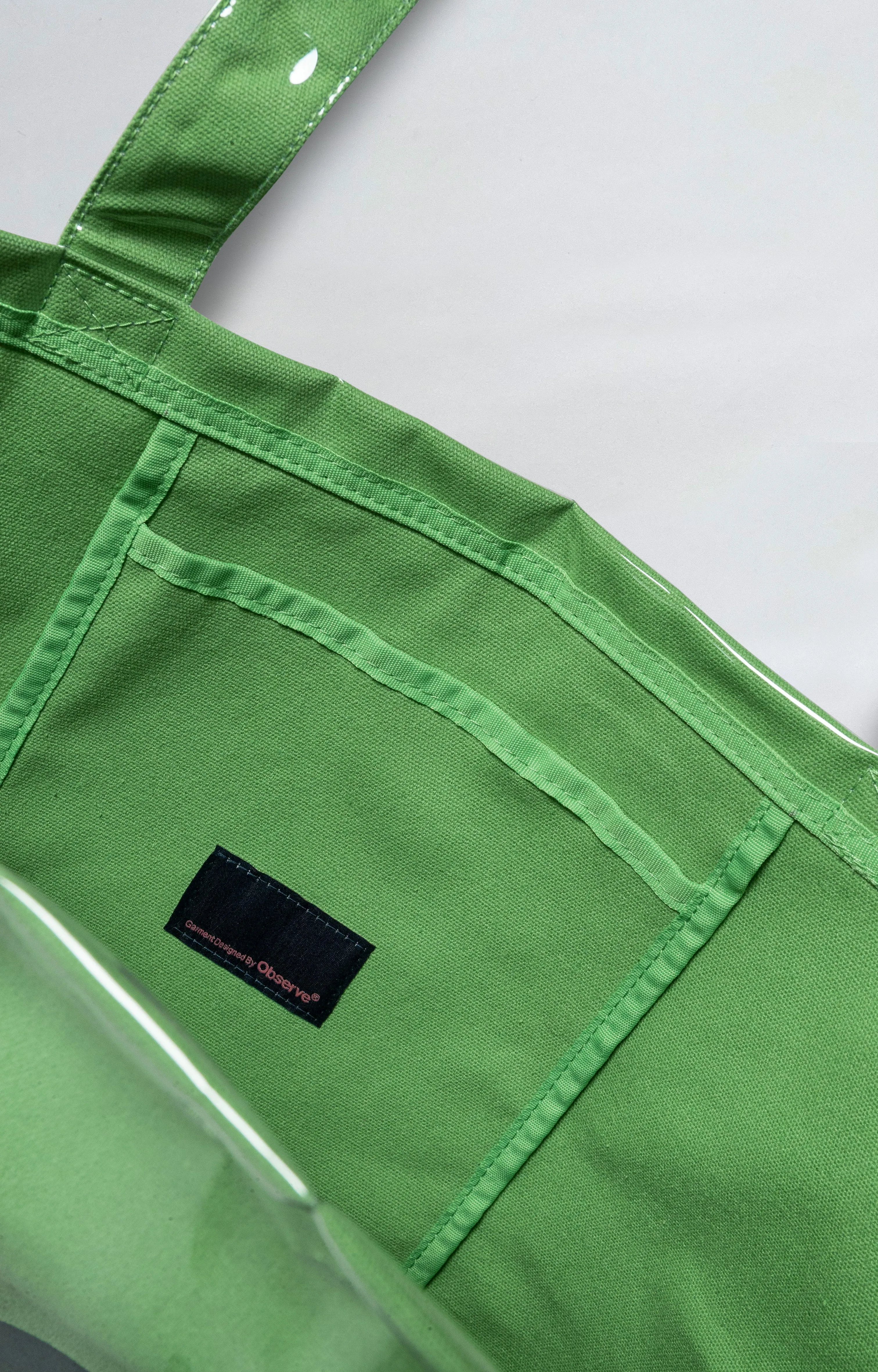 Classic Logo PVC Tote - Lime