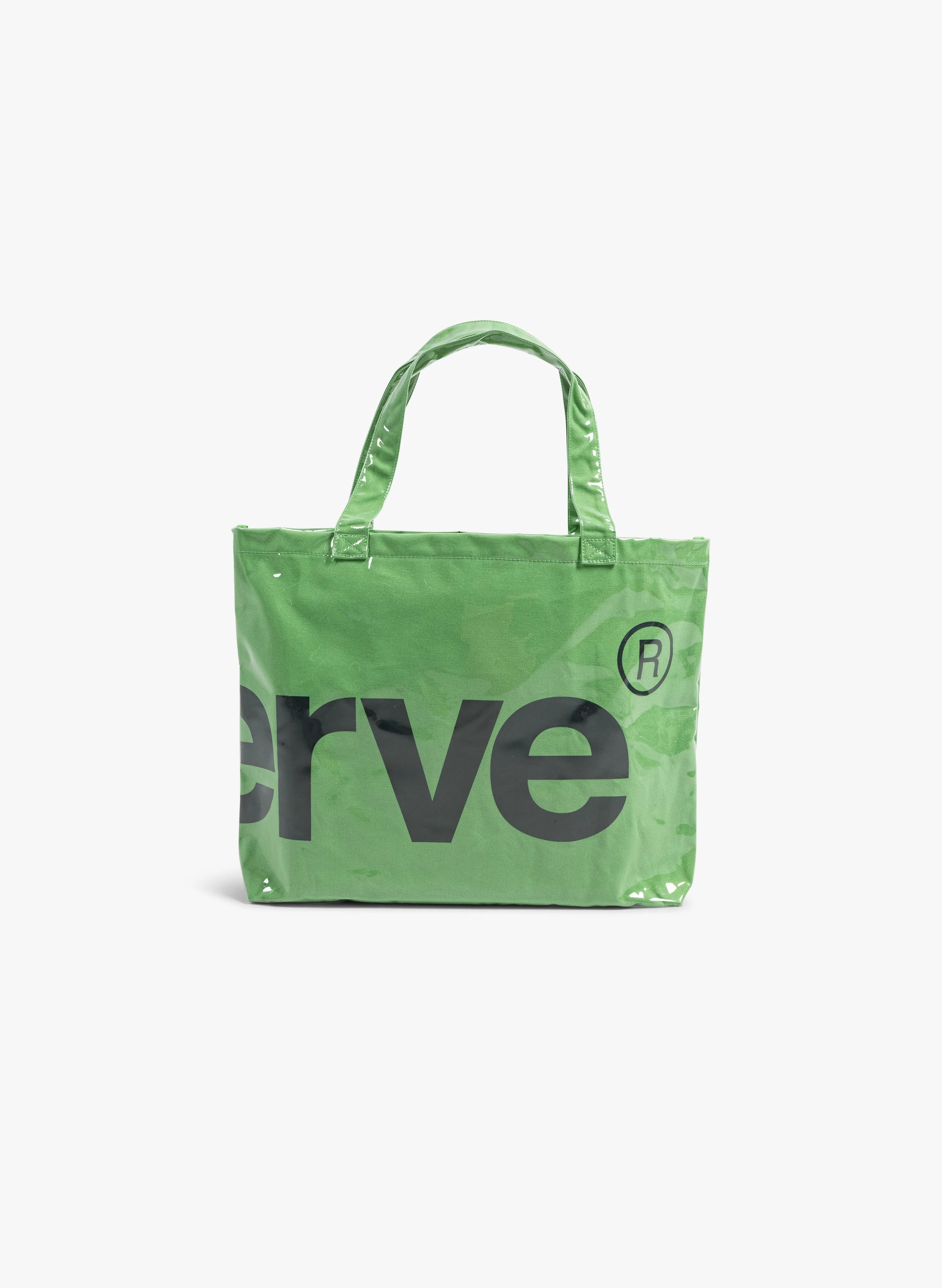 Classic Logo PVC Tote - Lime