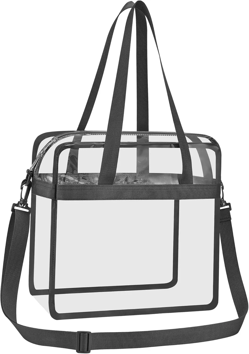 Clear Bag for Stadium Events 12×6×12 Clear Tote Bag for Concert,Sport,Festival