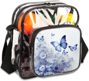 Clear Crossbody Purse Bag Clear Messenger Shoulder Bags See Through Transparent Purse