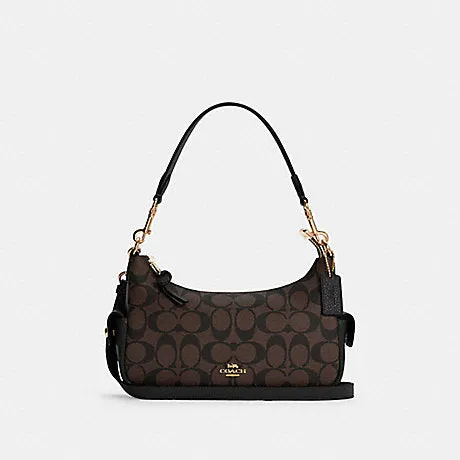 COACH PENNIE SHOULDER/Crossbody BAG IN SIGNATURE CANVAS