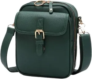 Collaboraten1 Crossbody Leather Bag, Urvashi Crossbody Leather Bag, Retro Double-Layer Large Capacity Bags