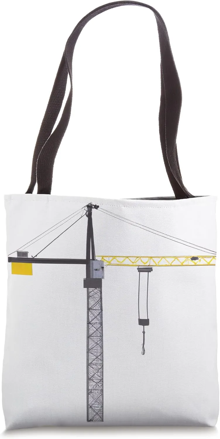 Construction Crane Tote Bag