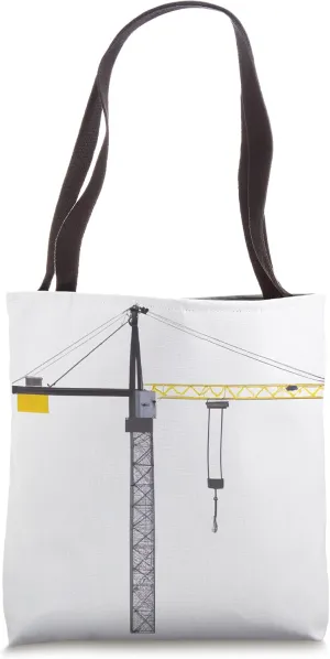 Construction Crane Tote Bag