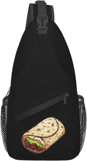 Corn Pancakes Crossbody Bags For Women Men Chest Backpack Gym Shoulder Bag Travel Outdoor Sports Casual Crossbody Bags