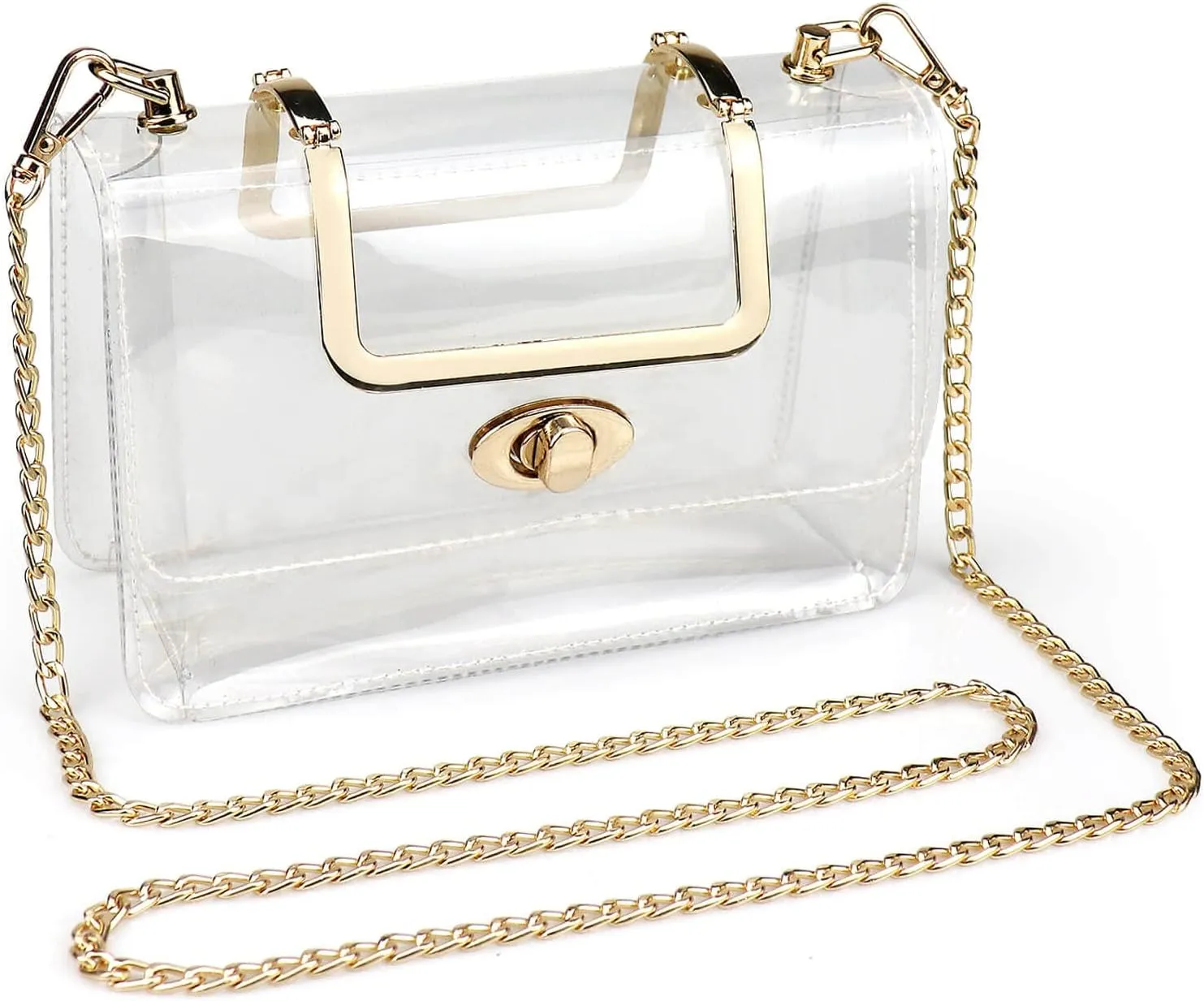 COROMAY Clear Purse for Women, Clear Bag for Stadium Events, Transparent Stadium Purse
