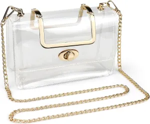 COROMAY Clear Purse for Women, Clear Bag for Stadium Events, Transparent Stadium Purse