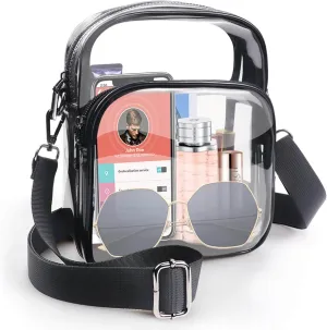 COROMAY Clear Purse for Women, Clear Bag Stadium Approved, Transparent Crossbody Bag