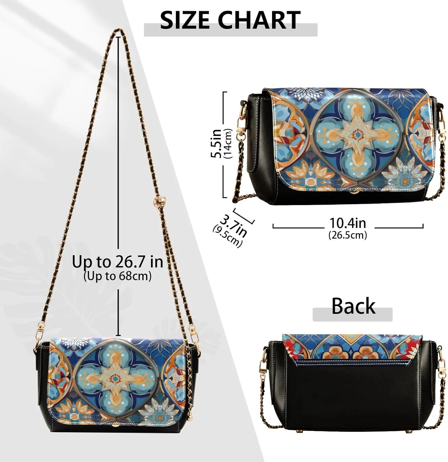 Cosmic Tree on Starry Night Sky Leather Zipper Crossbody Purse, Ladies Leather Crossbody Bags, Crossbody Bags for Women