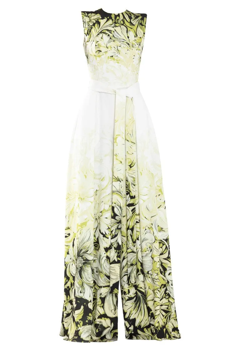 Crepe Printed Jumpsuit