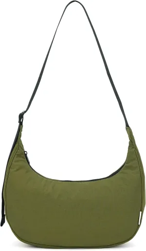 Crescent Bag For Women, Shoulder Bag Nylon Crossbody Bags For Women Multi-Pocket Sling Crossbody Bag Adjustable Strap