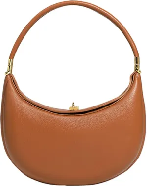 Crescent Crossbody Bag, Shoulder Moon Bags for Women, Underarm Small Purse with Magnetic Buckle
