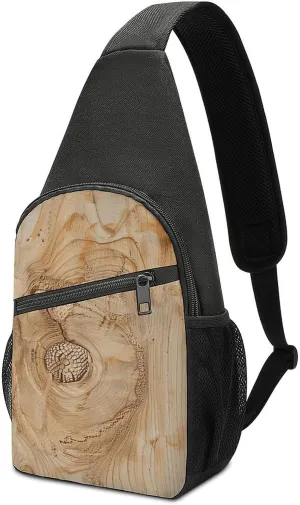 Crossbody Bag for Women Men Sling Bag Fish And Umbrella Chest Bag Crossbody Adjustable Shoulder Bag