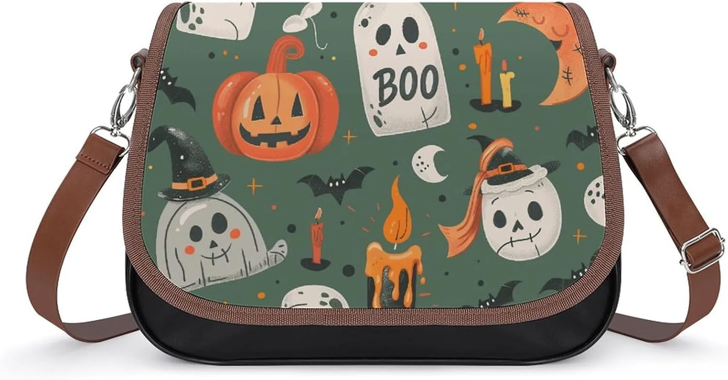 Crossbody Bags for Women Purses Handbags for Women Tombstones And Skulls Printed Sling Bag