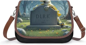 Crossbody Bags for Women Purses Tombstone Skeleton Printed Handbags for Women Sling Bag for Women's Daily Life Or Work