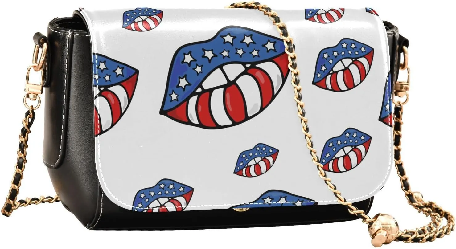 Crossbody Bags for Women Trendy Women's Black Shoulder Bag Small PU Leather Flap Cross Body Bag Handbags