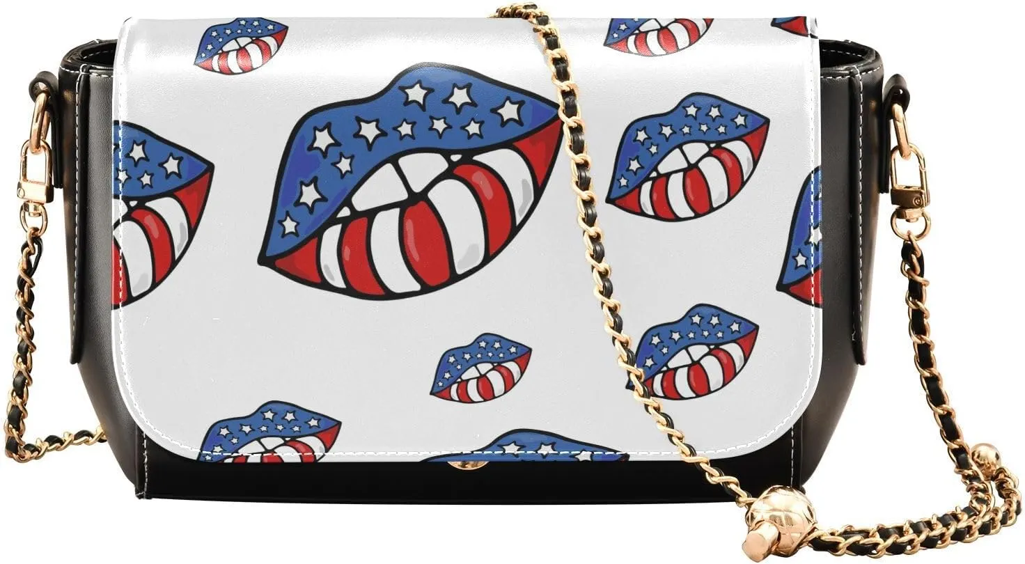 Crossbody Bags for Women Trendy Women's Black Shoulder Bag Small PU Leather Flap Cross Body Bag Handbags
