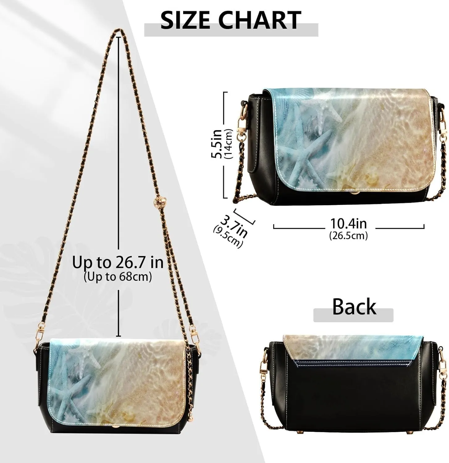 Crossbody Bags for Women Trendy Women's Black Shoulder Bag Small PU Leather Flap Cross Body Bag Handbags
