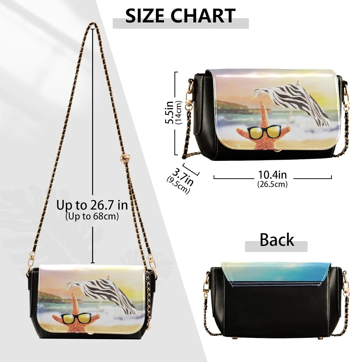 Crossbody Bags for Women Trendy Women's Black Shoulder Bag Small PU Leather Flap Cross Body Bag Handbags