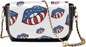 Crossbody Bags for Women Trendy Women's Black Shoulder Bag Small PU Leather Flap Cross Body Bag Handbags