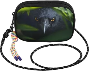 Crossbody Bags Raven Crow Leaf for Women Cell Phone Purses Women's Shoulder Handbags Wallet Purse with Adjustable Strap