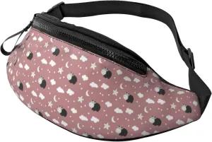 Crossbody Fanny Packs for Women Men - Cute calf Running Belt Bag Travel Waist Bag for Women Men