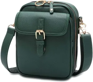 Crossbody Leather Bag for Women, Multi-Slot Multifunctional Large Capacity Bags Adjustable Shoulder Bags