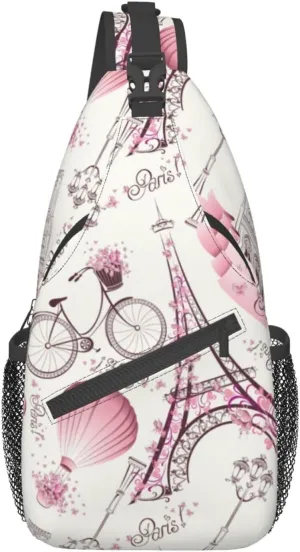 Custom Printed Sling Bag for Women Men Crossbody Shoulder Backpack Chest Bags Gym Travel Hiking Casual Daypack