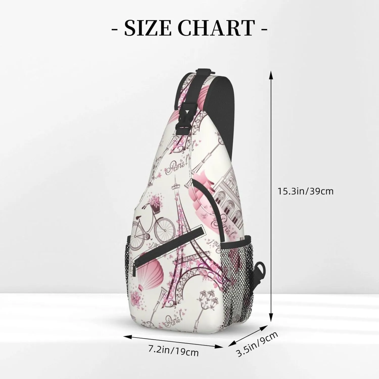 Custom Printed Sling Bag for Women Men Crossbody Shoulder Backpack Chest Bags Gym Travel Hiking Casual Daypack