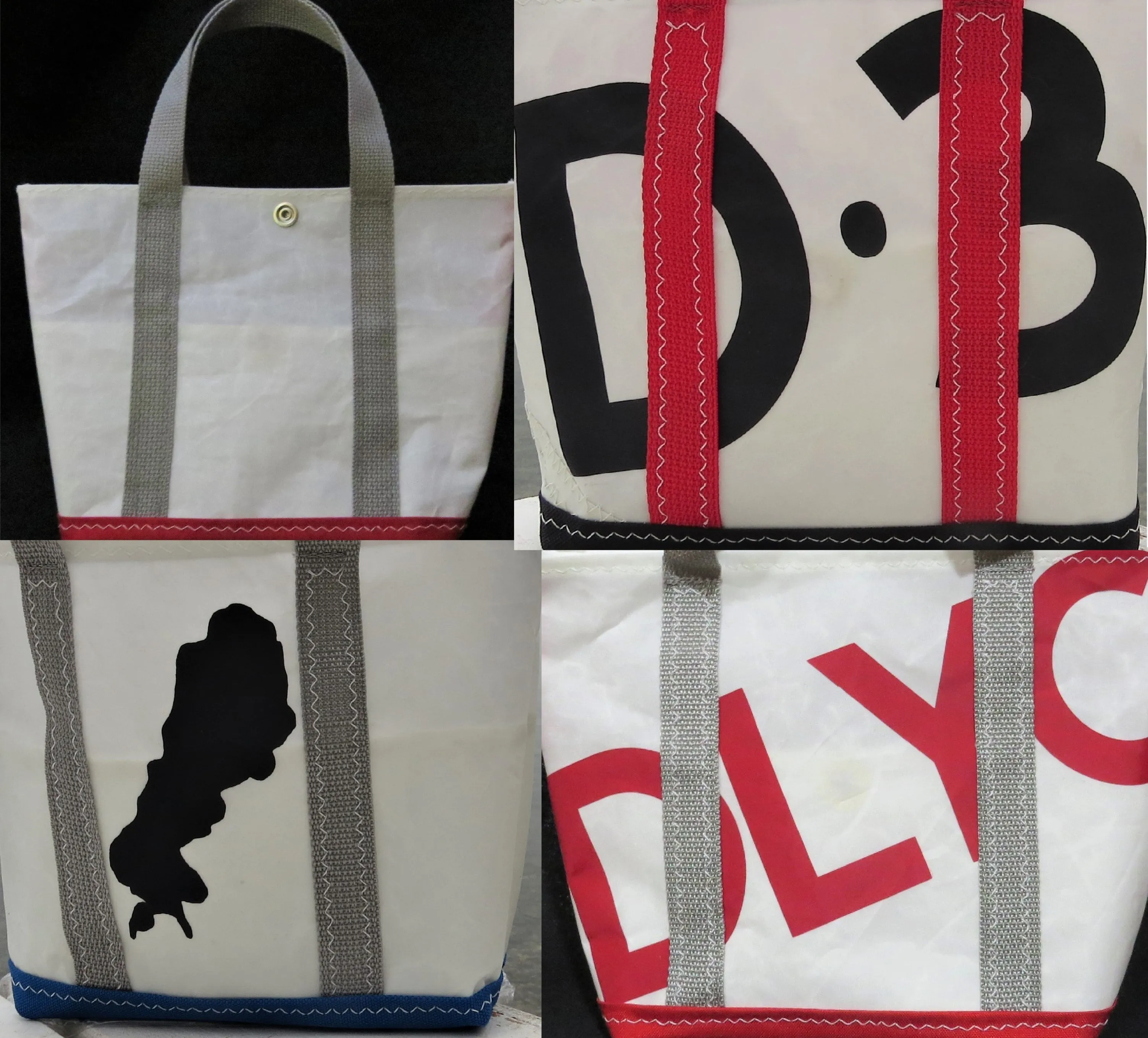 Customizable Small Snap Sail Tote Bag