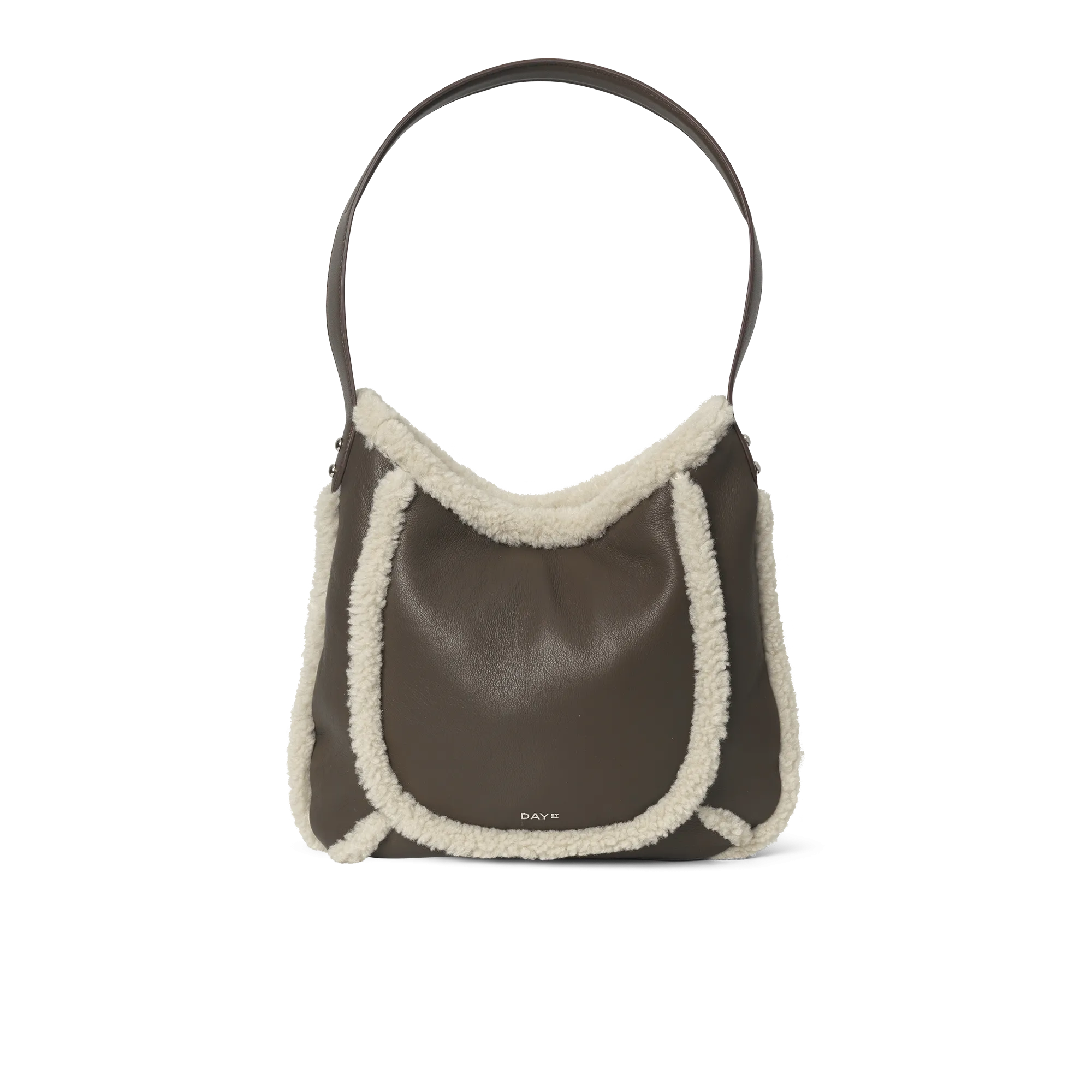 Day Faux Shearling Shoulder - Major Brown