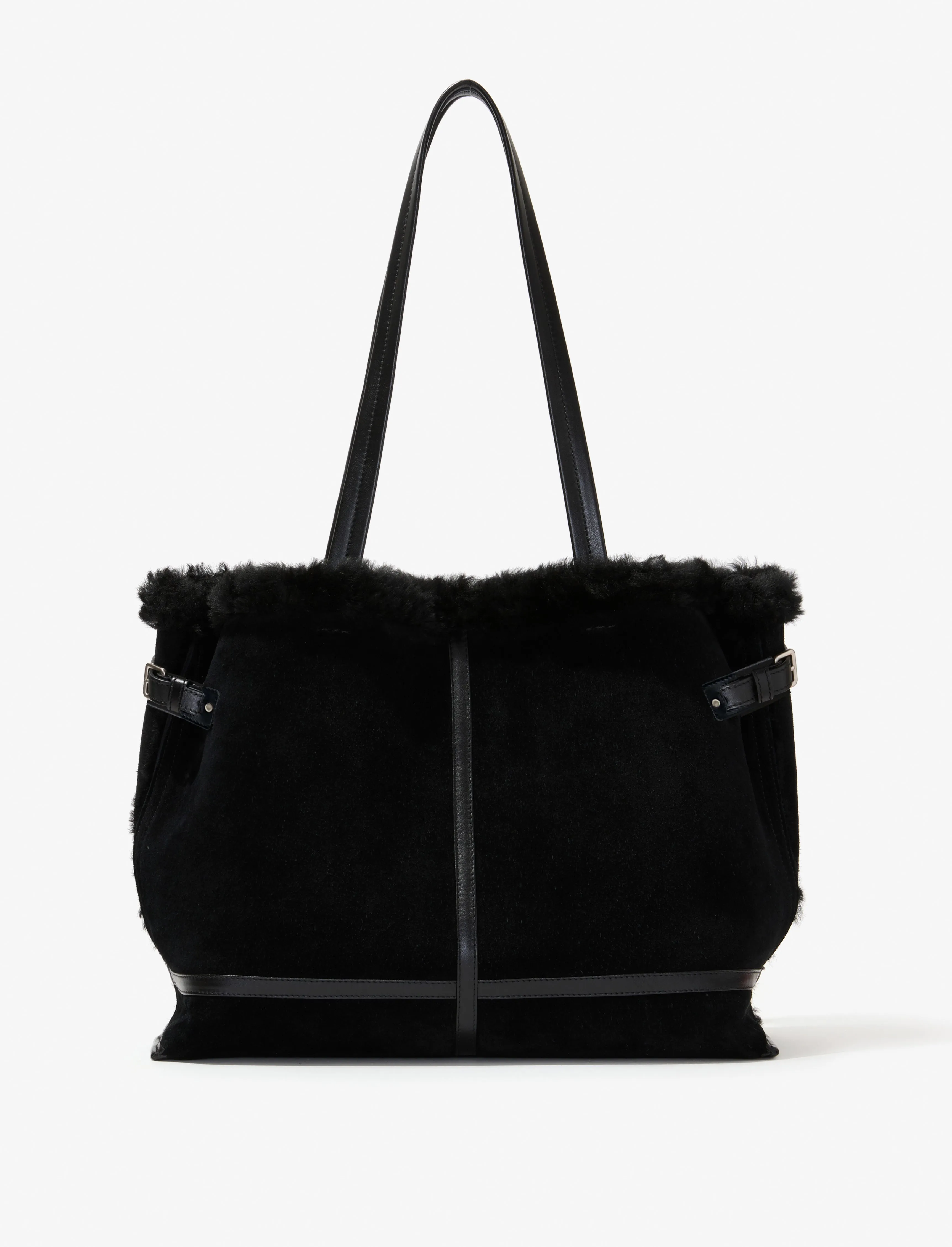Days Tote in Suede Shearling