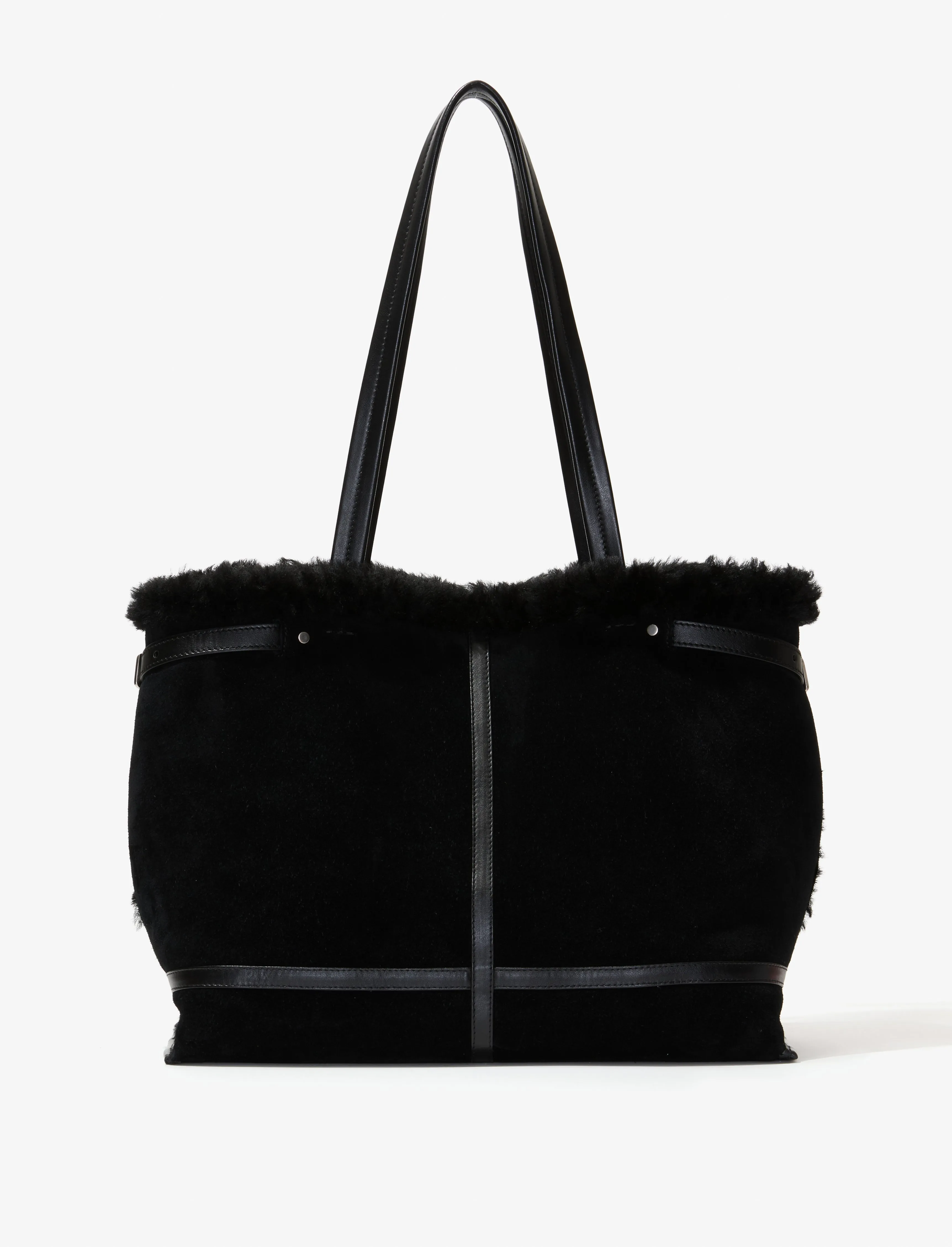 Days Tote in Suede Shearling