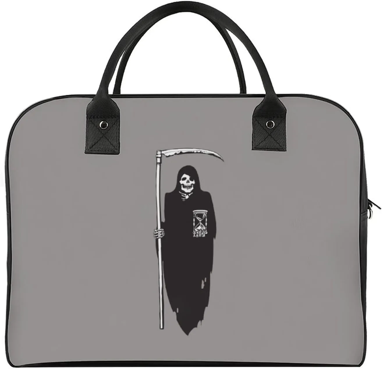 Death Scythe Grim Reaper Duffle Bag for Travel Crossbody Sports Tote Gym Bag Shoulder Weekender Overnight Bag