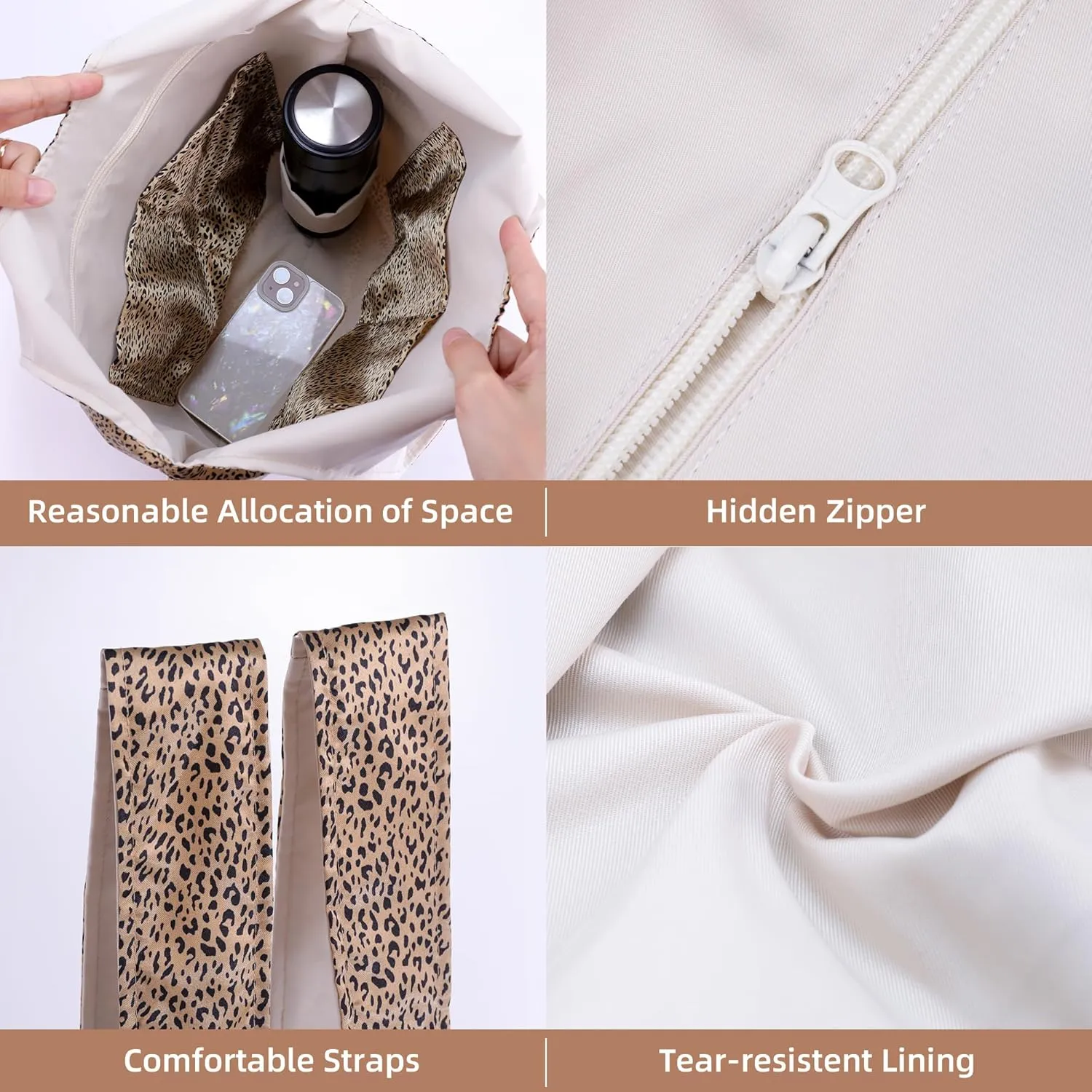 DGAZ Designer Shoulder Bags for Women, Luxury Tote Bag with Zipper, Large Shoulder Hobo Bags