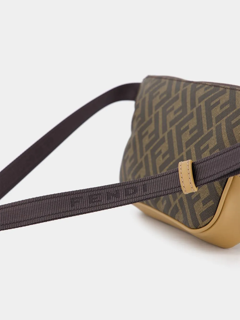 Diagonal Belt Leather Bag