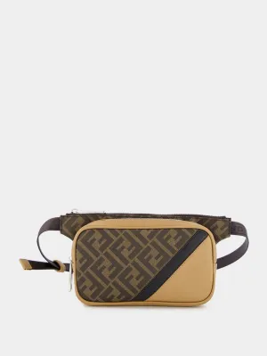 Diagonal Belt Leather Bag