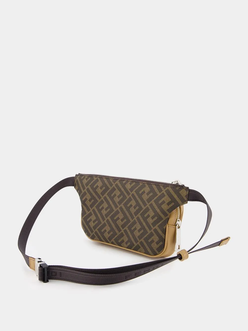 Diagonal Belt Leather Bag