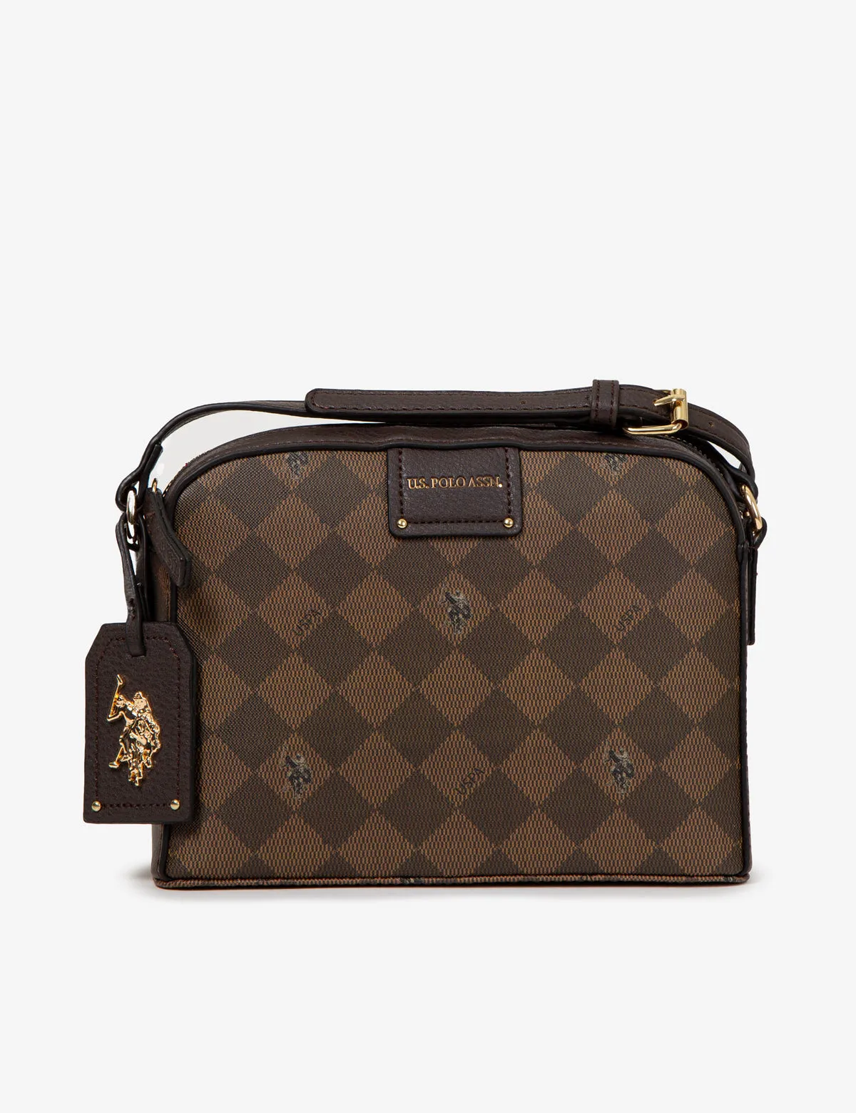 DIAMOND SIGNATURE CROSSBODY BAG