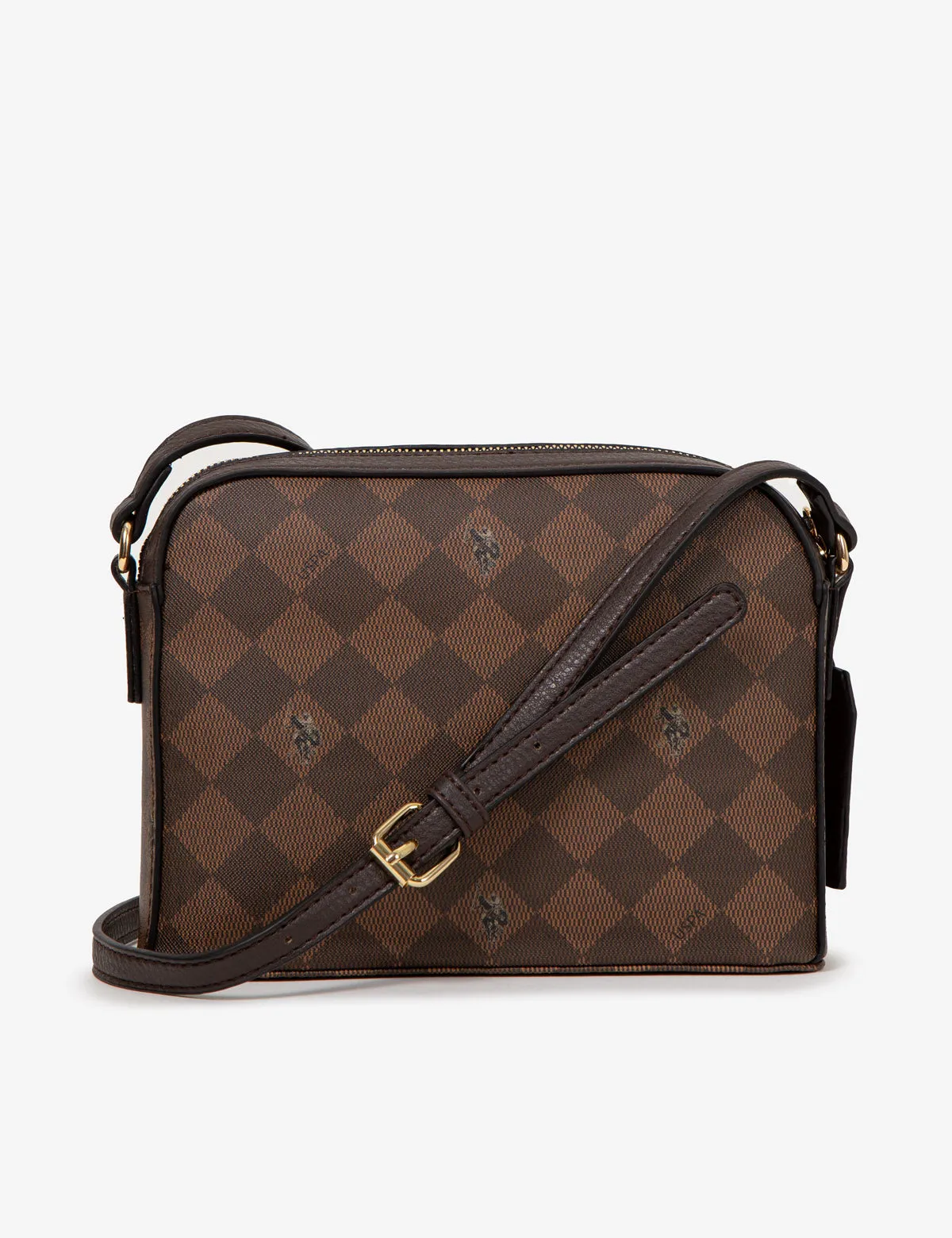 DIAMOND SIGNATURE CROSSBODY BAG