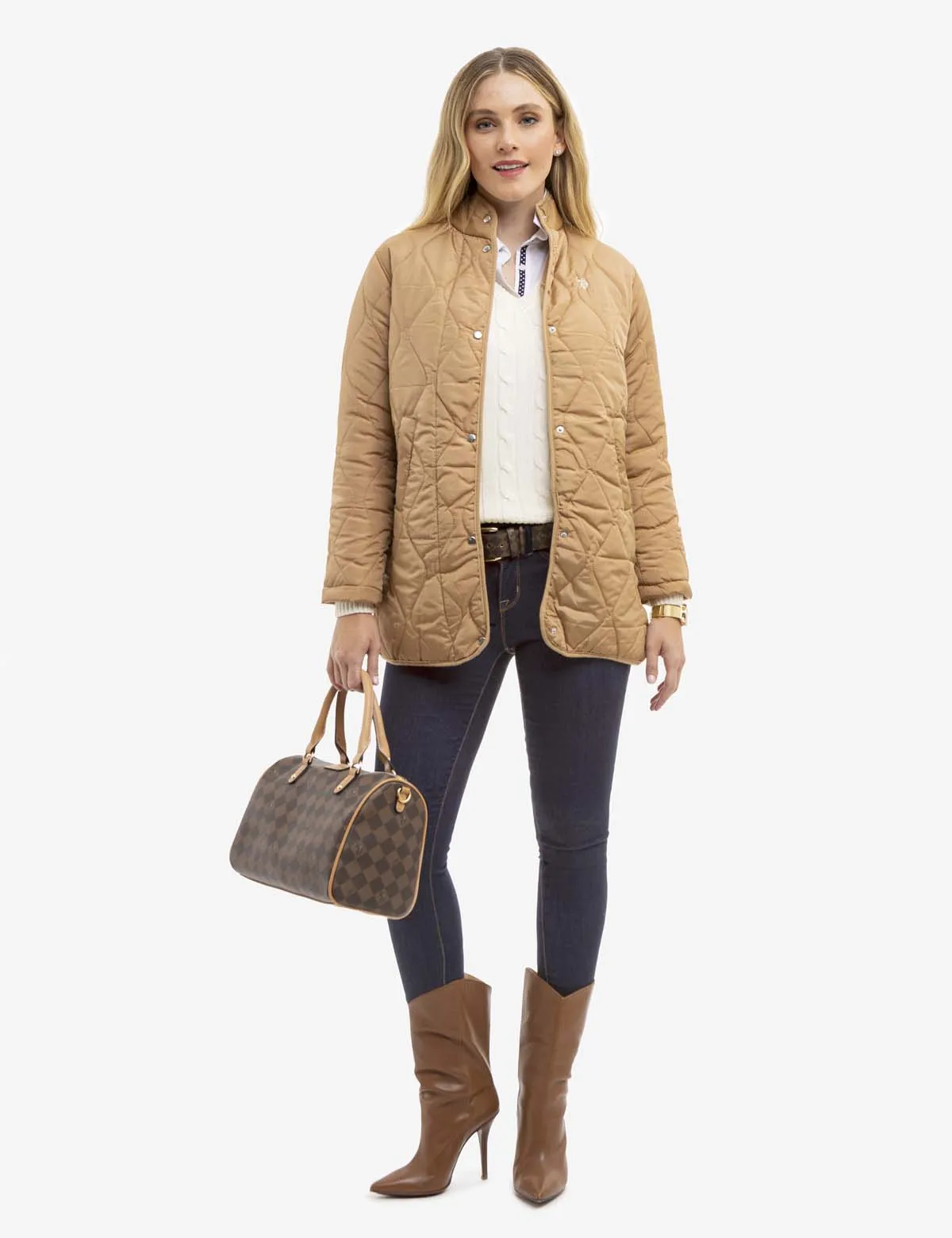 DIAMOND SIGNATURE SWIFTY SATCHEL BAG