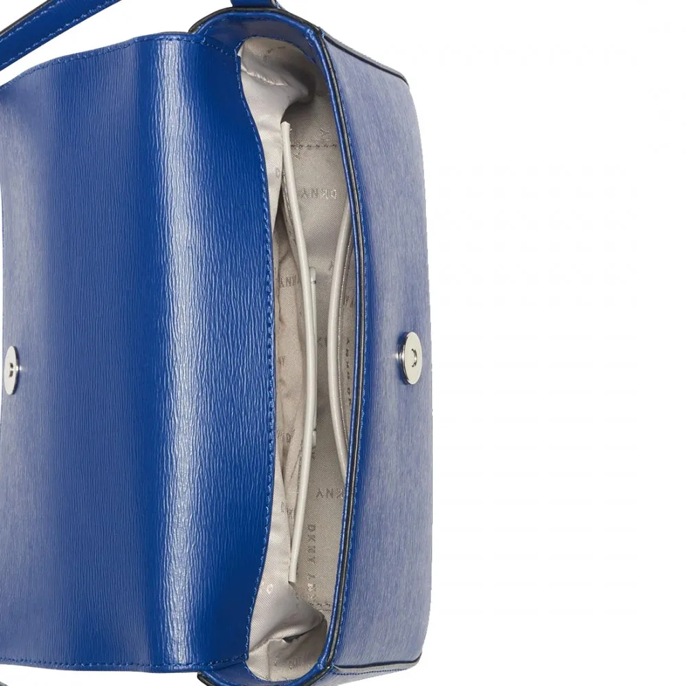 DKNY Bryant Medium Flap Crossbody Bag in Royal Blue