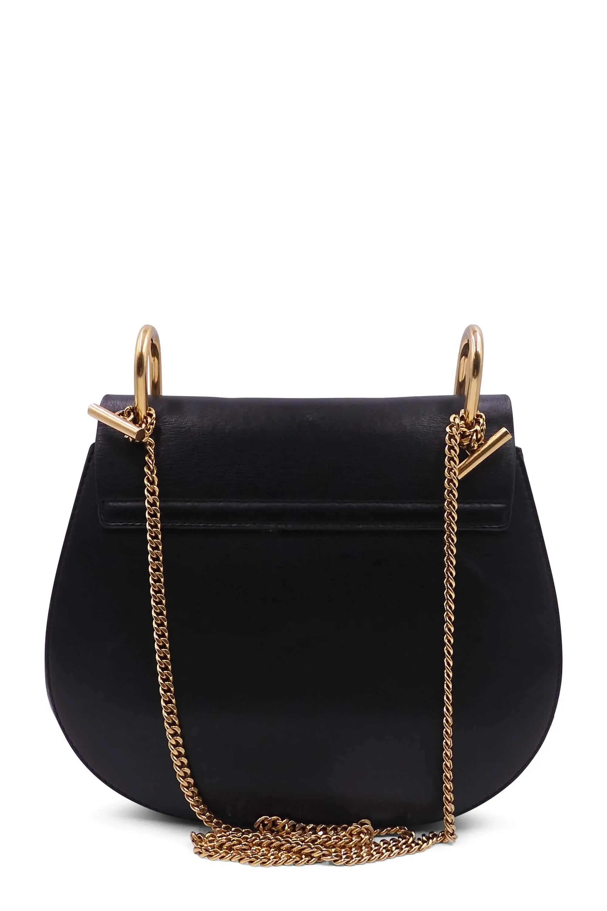 Drew Crossbody Python Trimmed Black Brown