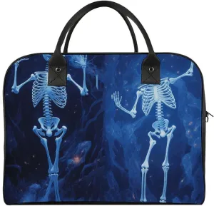 Duffle Bag for Travel Skeleton on Display Printed Tote Bag Crossbody Bags Gym Bag Shoulder Bag Travel Handbag