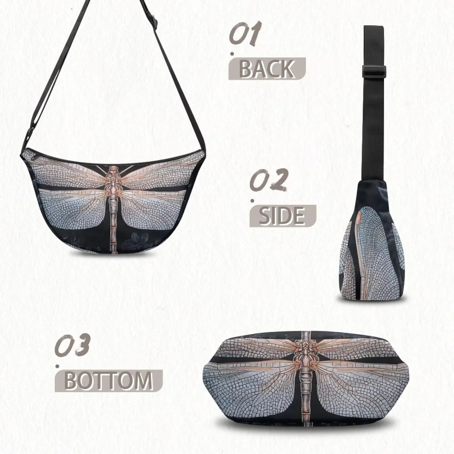 Dumpling Shoulder Bags for Women With Adjustable Strap For Daily Use