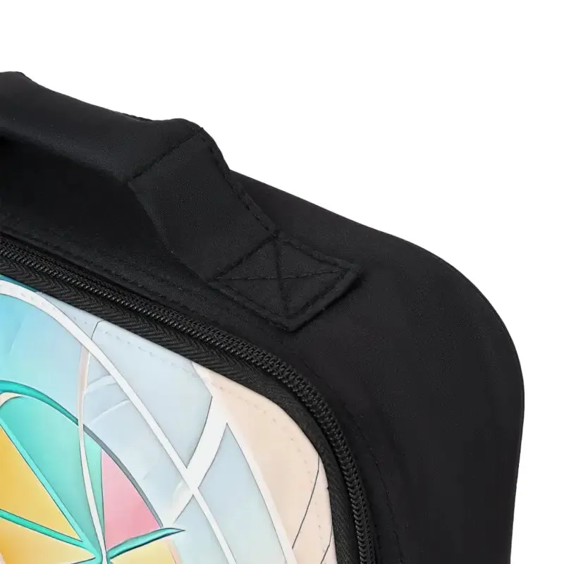 Eco Chic Neoprene Lunch Bag in Abstract Pink